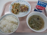 ジャンボしゅうまい　ナムル　春雨スープ