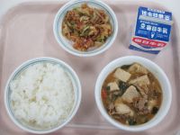 肉豆腐　梅おかか和え