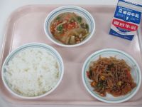 厚揚げのあんかけ　糸こんソテー
