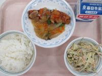 さかなの野菜あんかけ　ごぼうサラダ