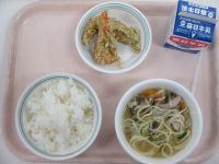 塩ちゃんこ汁　ささみの磯辺揚げ