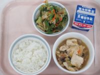 肉豆腐　おかか和え