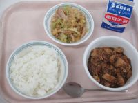 マーボー豆腐　切り干しの中華和え