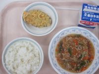 厚揚げのあんかけ　さつま芋の天ぷら