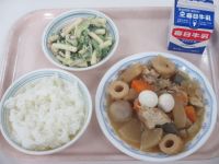おでん風煮　ポパイサラダ