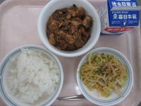 マーボー豆腐　切り干しの中華和え