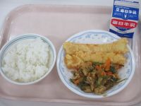 チンジャオロース　いかの天ぷら