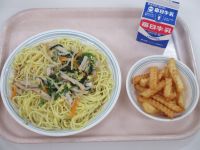 冷やし中華そば　フライドポテト