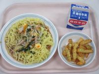 冷やし中華そば　青のりポテト