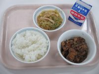 厚揚げのみそ炒め　中華サラダ
