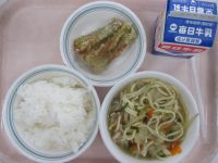 塩ちゃんこ汁　ちくわの磯辺揚げ