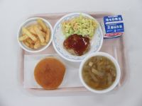 てりやきバーガー　フライドポテト　オニオンスープ