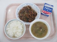 ホイコーロー　春雨スープ