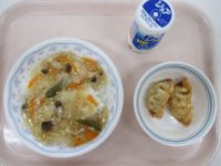 あんかけ丼　揚げぎょうざ　ジョア