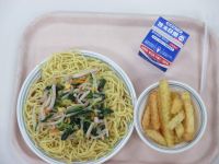 冷やし中華　青のりポテト