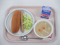 ホットドック　クリームシチュー