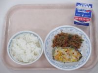 ささみのホイル焼き　糸こんソテー
