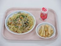 冷やし中華そば　青のりポテト　ストロベリージョア