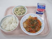 魚の野菜あんかけ　ごぼうサラダ