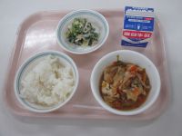 肉豆腐　ポパイサラダ