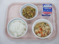 豆腐の中華煮　春雨サラダ