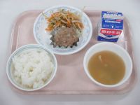 ジャンボしゅうまい　ナムル　中華スープ
