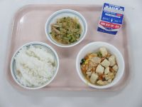 とうふの中華煮　中華サラダ