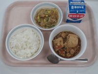 麻婆豆腐・春雨サラダ