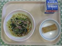 冷やし中華、春巻き
