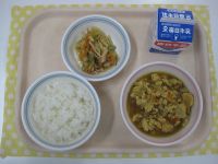 ごはん、おやこに、梅味さっぱり和え