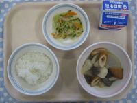 ごはん、おでん風煮、バンサンスウ