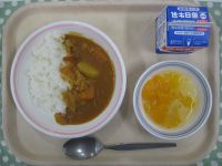 カレーライス、フルーツポンチ