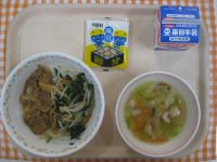 　～せつぶんこんだて～ビビンバ、春雨スープ、福豆