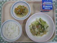ご飯、ホイコーロー、バンサンスウ
