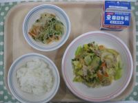 ご飯、ホイコーロー、バンサンスウ